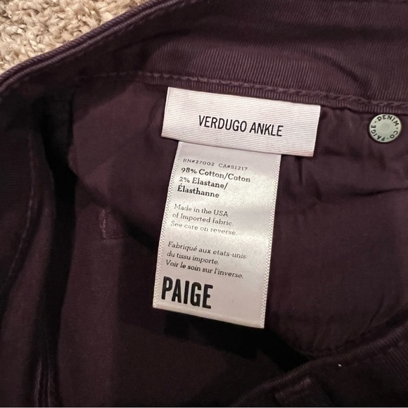 Paige Verdugo Ankle Skinny Jeans - Picture 6 of 6